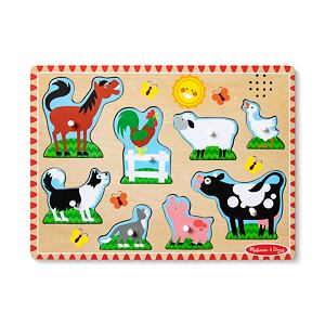 Melissa & Doug Puzzle so zvukovými efektmi