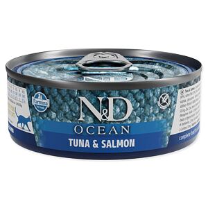 KRMIVO N&D CAT OCEAN TUNA AND SALMON 70 GR