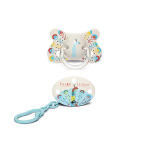 Suavinex ŠIDÍTKO FUSION fyziologické SILIKÓN 4-18 m + KLIP - PÁV