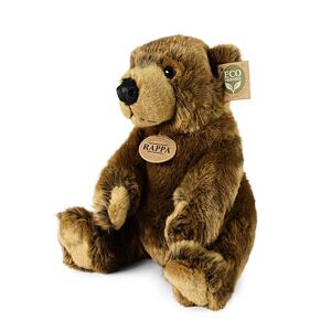 Rappa Plyšový medvěd hnědý 24 cm ECO-FRIENDLY