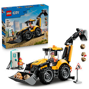 LEGO® City 60480 Žlutý nakladač s rypadlem