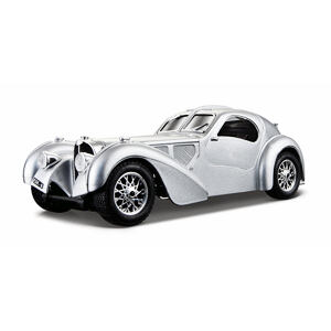 43BB22092S Bburago 1:24 Bugatti Atlantic Silver - poškodený obal