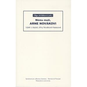 Mému muži, Arne Novákovi: Výběr z dopisů Jiřiny Novákové-Haaszové