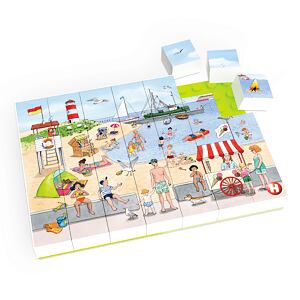 HUBELINO Puzzle-Dovolenka na pláži