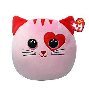 TY Squishy Beanies FLIRT, 22 cm - růžová kočička (1)