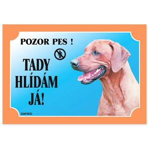 Tabuľka DAFIKO rhodézsky ridgeback 1 ks