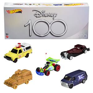 Mattel Hot Wheels 5KS PRÉMIOVÝ ANGLIČIAK 100. VÝROČIE DISNEY (E-COMM)