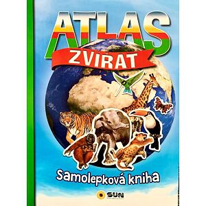 Atlas zvířat - Samolepková kniha