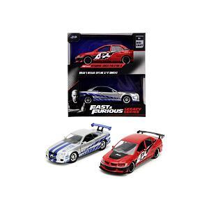 Jada Rýchlo a zbesilo Twin Pack 2006 Mitsubishi Lancer Evo IX + Brianov 2002 Nissan Skyline GTR R34