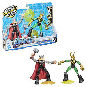 AVENGERS BEND AND FLEX THOR VS LOKI