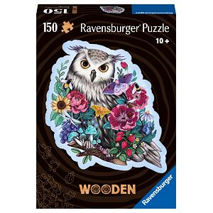 Ravensburger Drevené puzzle Tajomná sova 150 dielikov