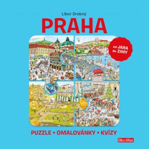 PRAHA - Puzzle, omalovánky, kvízy