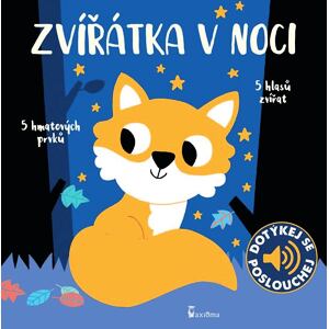 Zvířátka v noci - zvukové leporelo