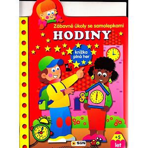 Hodiny - Zábavné úkoly se samolepkami