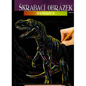 SMT Škrabací obrázek duhový - dino, více druhů