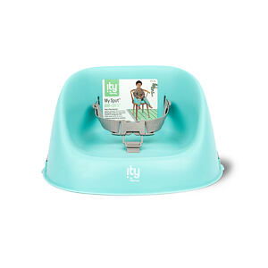 INGENUITY Podsedák na jedálenskú stoličku Easy Clean Booster Teal do 15kg