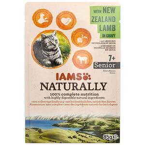 Kapsička IAMS Naturally Senior jehněčí v omáčce 85 g
