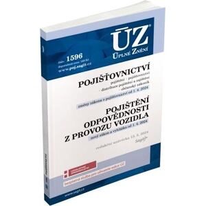 ÚZ 1596 Pojišťovnictví, pojištění odpovědnosti z provozu vozidla