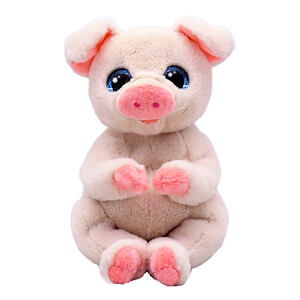 TY Beanie Bellies PENELOPE 15 cm - růžové prasátko