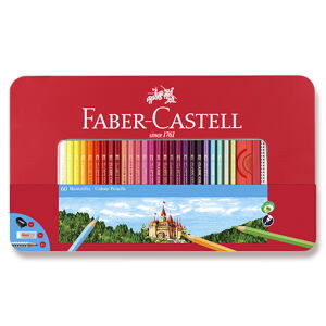 FABER-CASTELL Pastelky 60 farieb + príslušenstvo