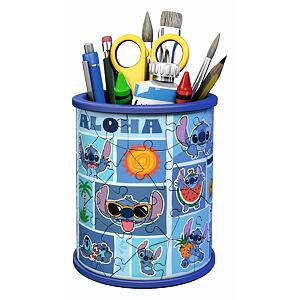 Ravensburger Stojan na tužky Disney: Stitch 3D Puzzle 57 dílků