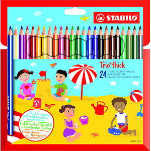 STABILO Trio, hrubá 24 ks