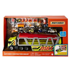 Mattel Matchbox ŤAHAČ SO STAVEBNÝMI STROJMI