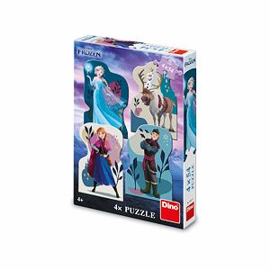 Dino Frozen: Priateľstvo Puzzle 4x54 dielikov