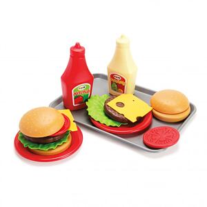 Dantoy CLASSIC sada s táckou Burger 17ks 24m+