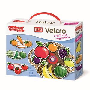 PEXI Velcro skladačky - Ovocie a zelenina (Fruits and Vegetables)