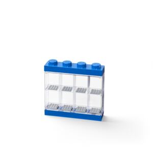 LEGO sběratelská skříňka na 8 minifigurek - modrá