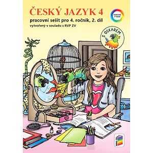 Český jazyk 4, 2. díl s Oskarem (barevný pracovní sešit)