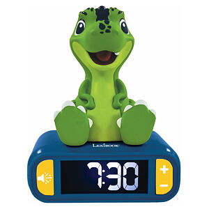Lexibook Budík s nočním 3D světlem Dinosaurus