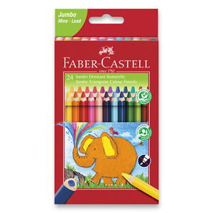 FABER-CASTELL Pastelky Extra Jumbo 24 farieb