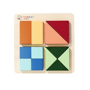 Eichhorn Montessori Štvorce skladačka puzzle