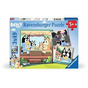 Ravensburger Bluey Puzzle 3x49 dílků