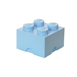LEGO úložný box 4 - světle modrá