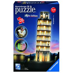 Ravensburger Puzzle Pisa (Nočná edícia) 3D 216 dielikov