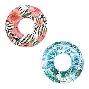Bestway Nafukovací kruh - Tropical, palmy, 2 druhy, průměr 119cm