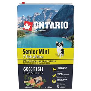 ONTARIO Senior Mini Fish & Rice 2.25 kg