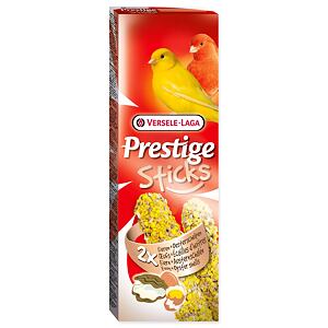 Tyčinky VERSELE-LAGA Prestige Eggs & Oystershells pre kanáriky 60 g