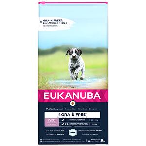 EUKANUBA Puppy & Junior Large & Giant Breed Grain Free Ocean Fish 12 kg