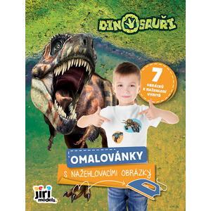 Jiri Models Omalovánky s nažehlovacími obrázky Dinosauři