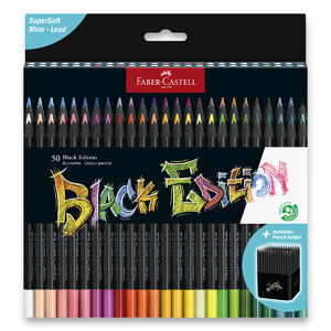 FABER-CASTELL Pastelky Black Edition 50 farieb