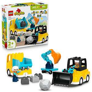 LEGO® DUPLO® 10475 Vozidla na stavbě 3 v 1