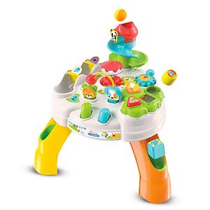Clementoni Clemmy baby Veselý hrací stolek s kostkami a zvířátky