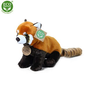 Plyšová panda červená 20 cm ECO-FRIENDLY