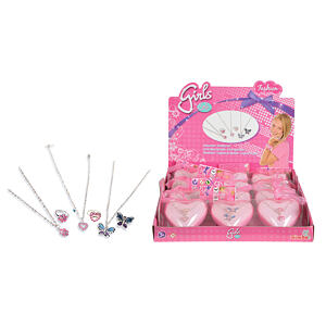 Simba Prstienok a náhrdelník v srdiečkovej dóze, viac druhov