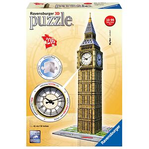 Big Ben s hodinami 216 dielikov 3D