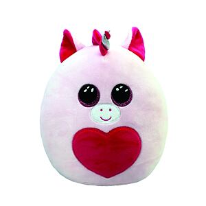 Meteor TY Squishy Beanies FRANCY, 22 cm - růžový jednorožec se srdcem (1)